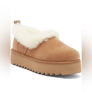 Brand new in box Ugg Nita Genuine Shearling Slipper size 11 women’s chestnut